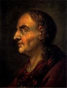 Bernhard Rode Self-portrait painting
